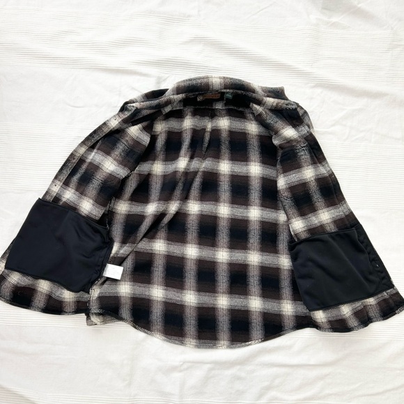 Orvis Heavyweight Plaid Flannel Jacket - Picture 3 of 11